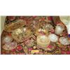Image 1 : Misc. Crystal and Glass Servers, Trays, Bowls, Plates w/ Gilt Overlay