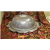 Image 1 : Large Silver Plated Server Tray w/Domed Lid - Engraved "Michael Sauve Hawaiian Life Millionnaire 198