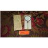 Image 1 : Antique Magnifying Glass - Note: "Gift from Jim Bartels to Lila K…To Go To Gina"