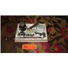 Image 1 : Inkwell w/Pen, Monogram Stamp, Old Bottle, Miniature Horse-Drawn Carriages