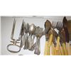 Image 2 : Misc. Deer Antler-Handled Cutlery, Serving Utensils and Flatware