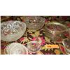 Image 2 : Qty 6 Crystal/Glass Bowls, 5 Taper Candle Holders, Mini Condiment Bowls