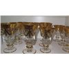 Image 3 : Qty 12 Clear Crystal Stemware w/Swag Gilt Overlay & Tiffany & Co. (Frank Lloyd Wright) Mugs