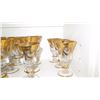 Image 4 : Qty 12 Clear Crystal Stemware w/Swag Gilt Overlay & Tiffany & Co. (Frank Lloyd Wright) Mugs