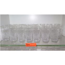 Qty 44 Waterford Crystal "Ballybay" Highball Glasses