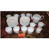 Image 1 : Raynaud & Co. Limoges French China: Plates, Saucers, Teapot, Teacups, Creamer