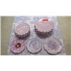 Image 1 : Rebecca Moses Lilac Lotus Porcelain Dinner Plates - 8 Lrg, 8 Sml & 3 Misc. Floral Plates