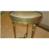 Image 9 : Round Gilded Neoclassical Side Table - 20" dia, 29" H