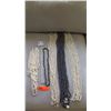 Image 1 : Jewelry: Multiple Strands Pearls (Black, White, Various Lengths), Pair of Pearl Earrings