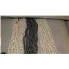 Image 3 : Jewelry: Multiple Strands Pearls (Black, White, Various Lengths), Pair of Pearl Earrings