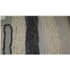 Image 4 : Jewelry: Multiple Strands Pearls (Black, White, Various Lengths), Pair of Pearl Earrings
