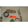 Image 2 : Jewelry: Natural Polished Green Stone Necklaces, 3 Misc. Bracelets