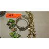 Image 5 : Jewelry: Natural Polished Green Stone Necklaces, 3 Misc. Bracelets