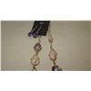 Image 4 : Jewelry: Art Nouveau Necklace w/Polished Amethyst & Semi-Precious Stones, Pair of Earrings