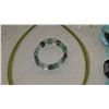Image 4 : Jewelry: 7 Misc. Glass Necklaces, Bracelets, Amber Pendant
