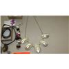 Image 6 : Jewelry: Misc. Mabe Shell Necklace, Bracelets, 4 Pendants w/Rope Chains