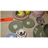 Image 3 : Large Lot: Trinket Boxes, Lemon Salt/Pepper Shakers, Fine China, etc.