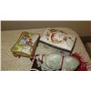 Image 7 : Large Lot: Trinket Boxes, Lemon Salt/Pepper Shakers, Fine China, etc.