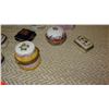Image 2 : Misc. Lot of Cloisonne, Porcelain, Limoges Trinket Boxes, Pill Boxes, Miniature Collectibles, Clock,