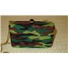 Image 2 : New Austrian Crystal Purse/Handbag - Camouflage Pattern Black, Green, Brown