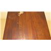 Image 16 : Vintage Dark Hardwood Table Koa? w/Swirl Carved Stand Base 24x15x28
