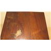 Image 17 : Vintage Dark Hardwood Table Koa? w/Swirl Carved Stand Base 24x15x28