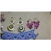Image 5 : Jewelry: 3 Beaded Drape Necklaces (various colors), 2 Prs. Mother of Pearl Earrings