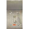Image 1 : Jewelry: 4 Pearl Necklaces (various styles, lengths), Pearl Bracelet, 2 Pairs Earrings