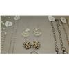 Image 5 : Jewelry: 4 Pearl Necklaces (various styles, lengths), Pearl Bracelet, 2 Pairs Earrings