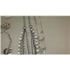 Image 7 : Jewelry: 4 Pearl Necklaces (various styles, lengths), Pearl Bracelet, 2 Pairs Earrings