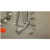 Image 8 : Jewelry: 4 Pearl Necklaces (various styles, lengths), Pearl Bracelet, 2 Pairs Earrings