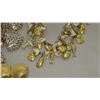 Image 4 : Jewelry: 2 Shell/Fish Motif Drape Necklaces w/Dangling Rhinestoned Clams, Pair: Clam Earrings