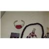Image 4 : Jewelry: Single-Strand Pryrian Purple Glass Necklace, Purple/Pink Multi-Stone Bracelet, Bracelet, 2 