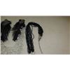 Image 5 : Jewelry: Clear Crystal-Bead Waterfall Drape Necklace, 4-Strand Blk Bead Bracelet, Bead Necklace, Ear