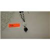 Image 6 : Jewelry: Clear Crystal-Bead Waterfall Drape Necklace, 4-Strand Blk Bead Bracelet, Bead Necklace, Ear