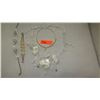 Image 1 : Jewelry: 2 White Pearl/Bead Necklaces, 2 Glass Chain Bracelets