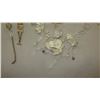 Image 2 : Jewelry: 2 White Pearl/Bead Necklaces, 2 Glass Chain Bracelets