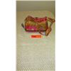 Image 1 : New Mary Frances Handbag: Beaded Orange Oriental Satin Brocade