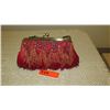 Image 3 : New Mary Frances Handbag: Jeweled Red/Coral Dangling Beads