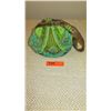 Image 1 : New Collectible Bag: Nile Queen Bright Green Beaded Handbag