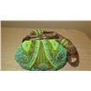 Image 3 : New Collectible Bag: Nile Queen Bright Green Beaded Handbag