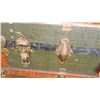 Image 5 : Antique Steamer Trunk w/ Brass Hardware - Approx. 34x20x23