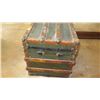 Image 8 : Antique Steamer Trunk w/ Brass Hardware - Approx. 34x20x23