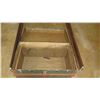 Image 9 : Antique Steamer Trunk w/ Brass Hardware - Approx. 34x20x23
