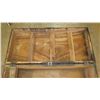 Image 9 : Antique Ebonized Carved Wood Camphor Chest - 37x17x19