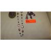 Image 4 : Jewelry: Violet Beaded Waterfall Drape Necklace, Purple Rhinestone Earrings,  Misc. Necklaces