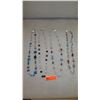 Image 1 : Jewelry: 4 Brilliant-Cut Bead/Pearl Necklaces (various styles, lengths)