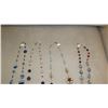 Image 4 : Jewelry: 4 Brilliant-Cut Bead/Pearl Necklaces (various styles, lengths)