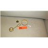 Image 1 : Jewelry: 14K Gold Pendant, New Coach Metal Bracelet, Gucci Key Chain