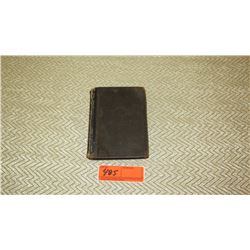 Antique Book: "Webster's Dictionary" - 1867? Hardbound, Sept. 1888 Inscription